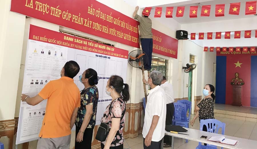 Hoàng Mai: Sẵn sàng cho ngày bầu cử, đảm bảo điều kiện phòng, chống dịch bệnh