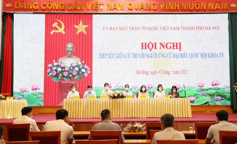 Vấn đề giáo dục, dạy nghề được cử tri Hà Đông đề đạt với người ứng cử đại biểu Quốc hội khóa XV