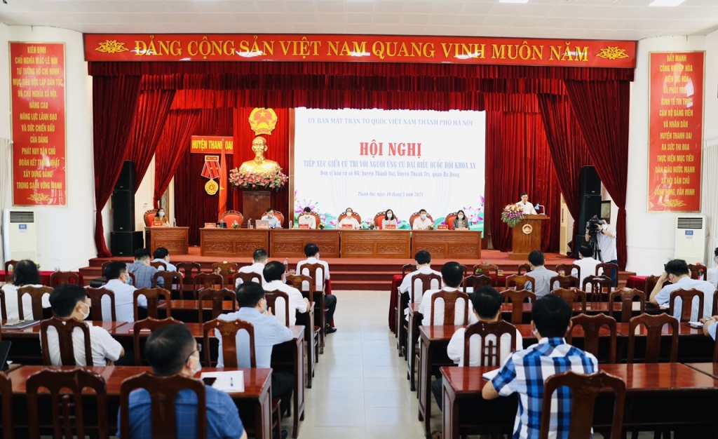 Cử tri huyện Thanh Oai kỳ vọng điều gì ở đại biểu Quốc hội khóa XV?