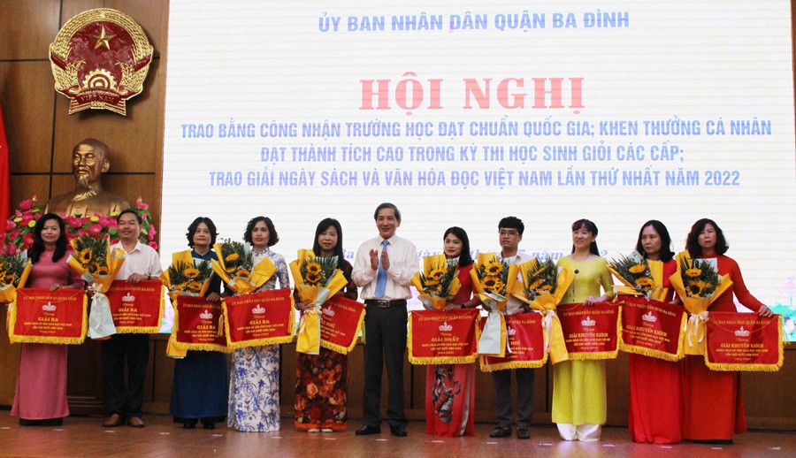 Quận Ba Đình có 40/49 trường được công nhận trường học đạt chuẩn quốc gia