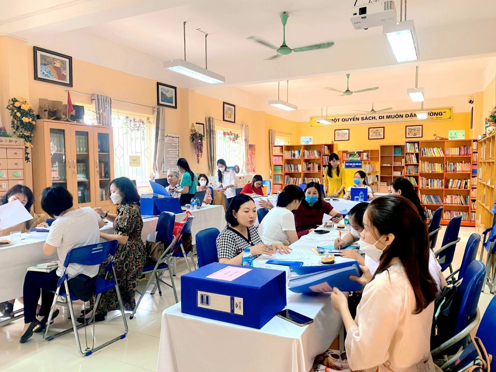Thư viện của 18 trường Tiểu học, THCS ở quận Ba Đình sẽ được nâng hạng