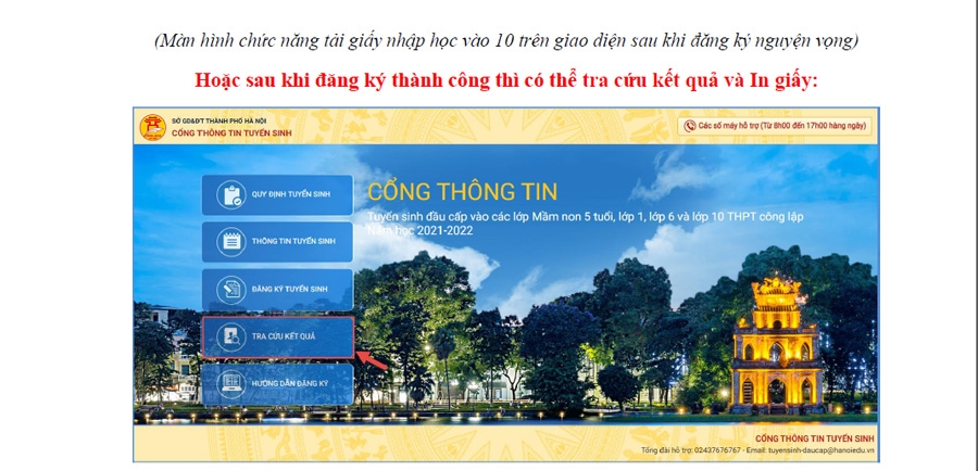 Sở GD&ĐT Hà Nội hướng dẫn chi tiết nhập học trực tuyến vào lớp 10 năm 2021