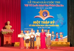 Trao giải cuộc thi “Viết về cuốn sách yêu thích của em” năm 2020