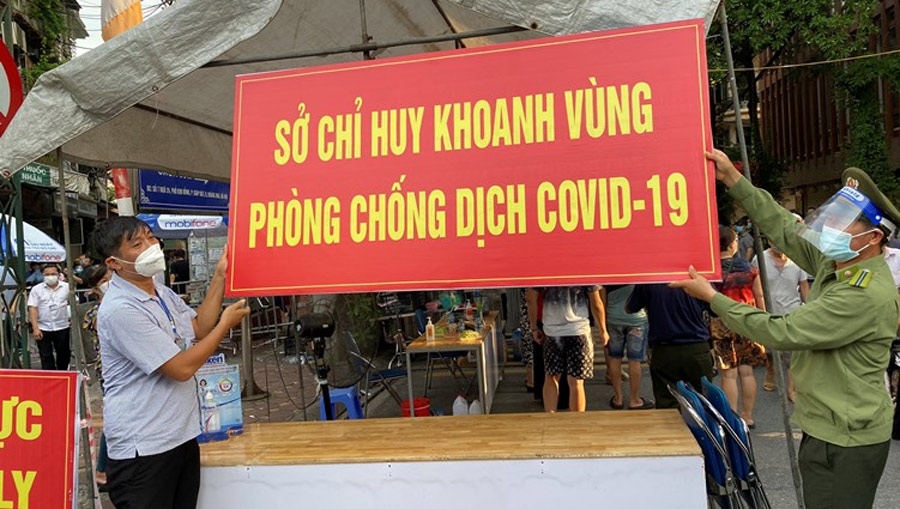 Quận Hoàng Mai gỡ phong tỏa ổ dịch tại phường Giáp Bát