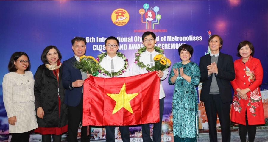 Học sinh Hà Nội đạt thành tích cao tại Kỳ thi Olympic Quốc tế IOM