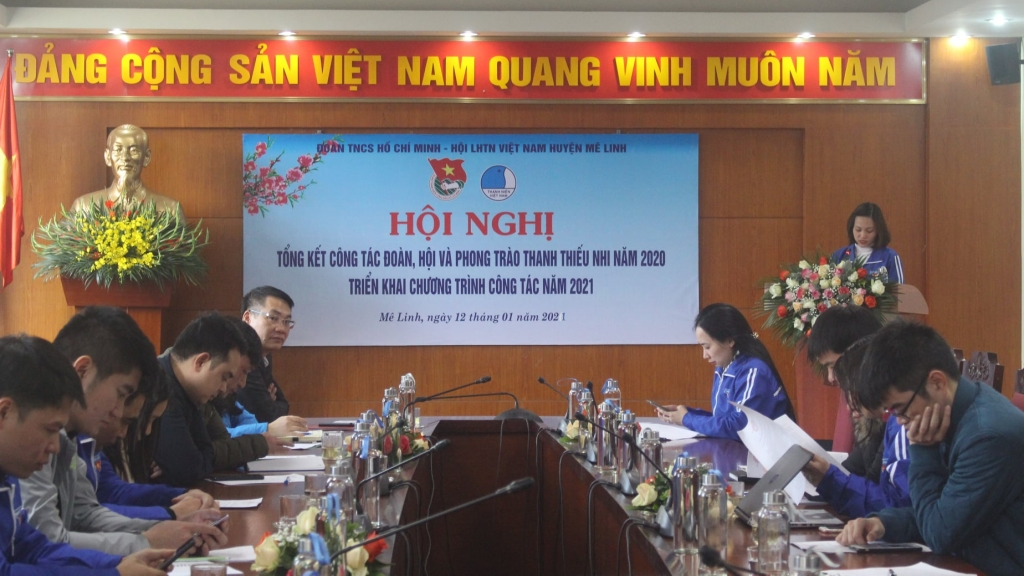 Hội nghị tổng kết công tác Đoàn- Hội huyện Mê Linh 