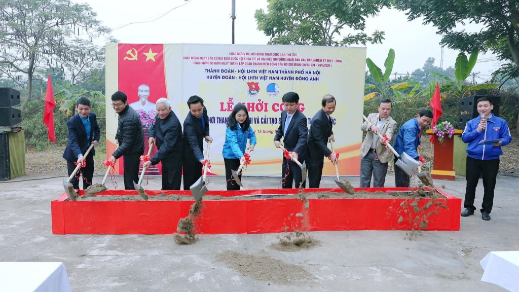 Lễ khởi công xây dựng khu vui chơi thanh thiếu nhi 