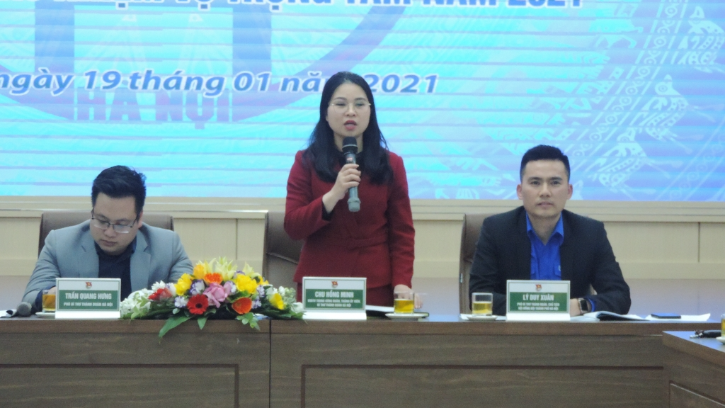 Đồng chí Chu Hồng Minh, Ủy viên Ban Thường vụ Trung ương Đoàn, Thành ủy viên, Bí thư Thành đoàn Hà Nội phatát 