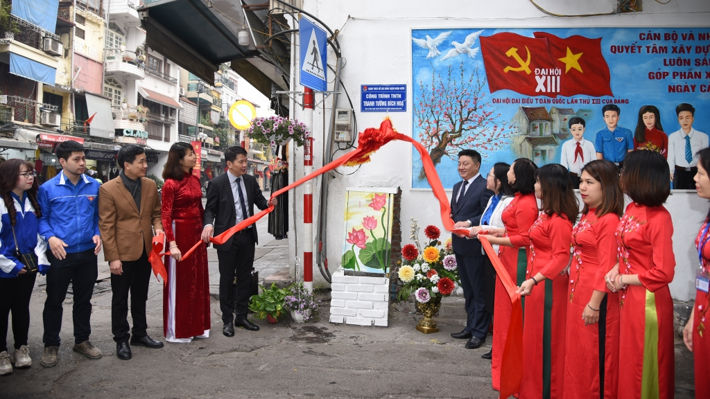 Khánh thành công trình thanh niên chào mừng Đại hội Đảng