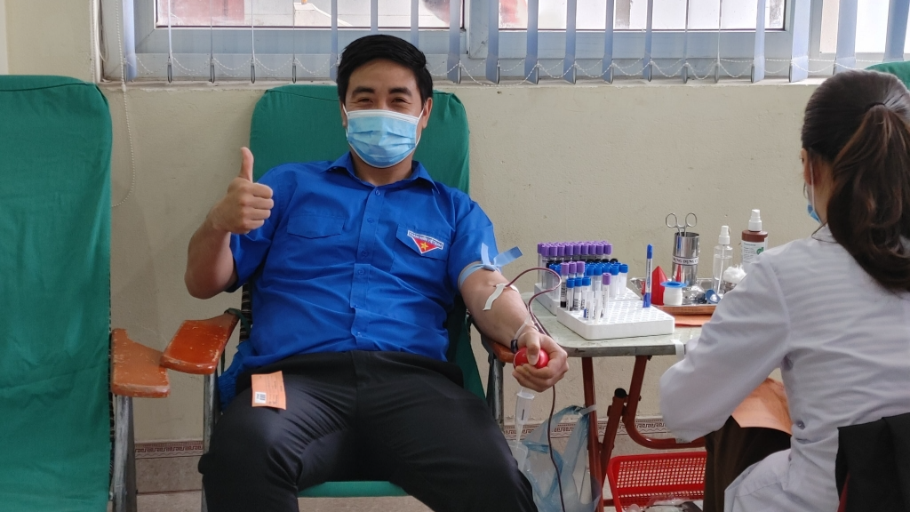 Hiến máu tình nguyện là hoạt động thường niên của tuổi trẻ huyện Thường Tín 