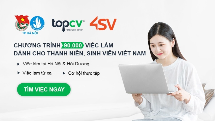 90.000 việc làm dành tặng thanh niên, sinh viên 