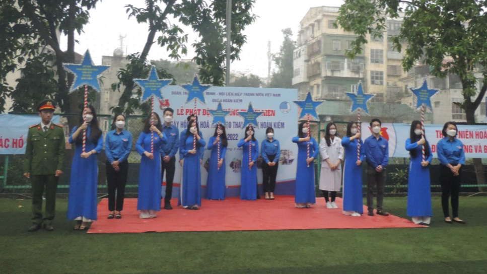 8 đội hình chuyên trong Tháng Thanh niên 2022 của tuổi trẻ quận Hoàn Kiếm 