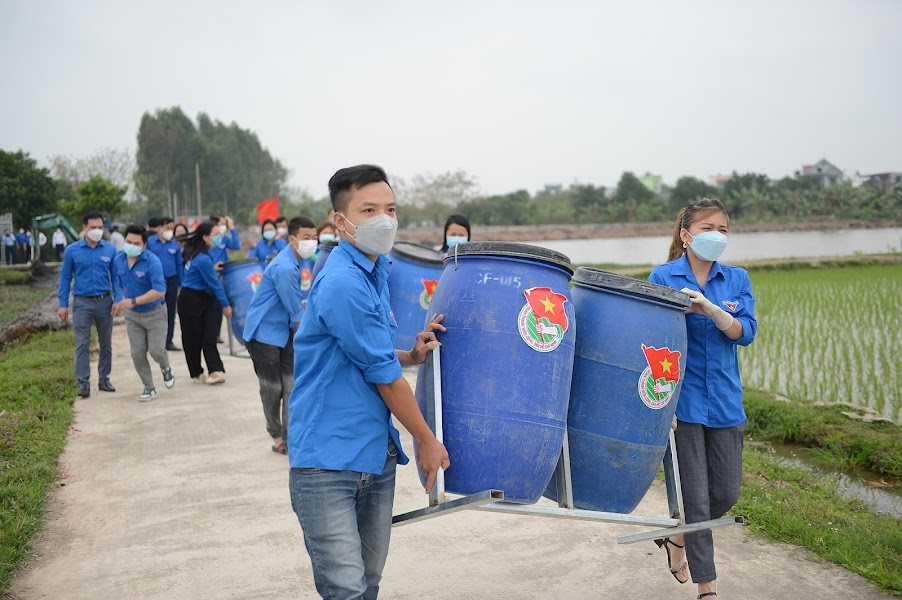 Hoạt động chung tay xây dựng nông thôn mới của tuổi trẻ tỉnh Thái Bình 