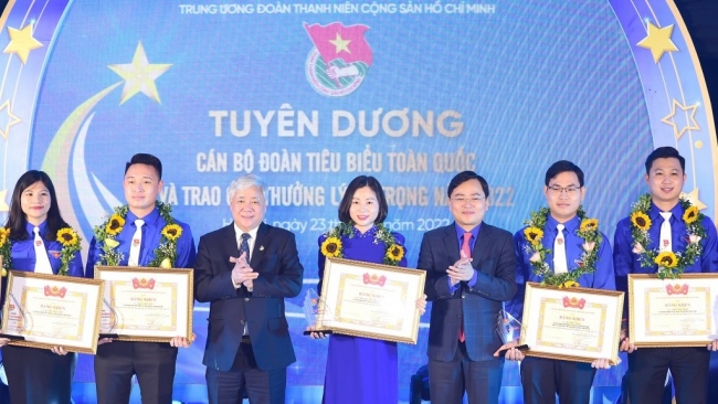 Tuyên dương 94 cán bộ Đoàn tiêu biểu toàn quốc