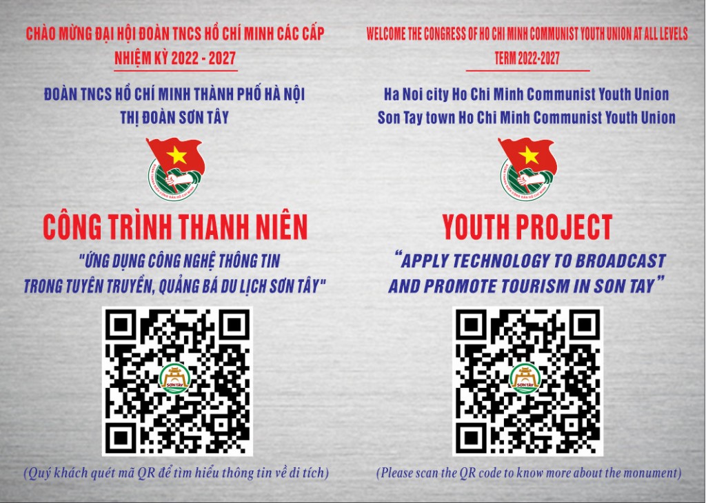 Mã QR – sản phẩm của công trình thanh niên 