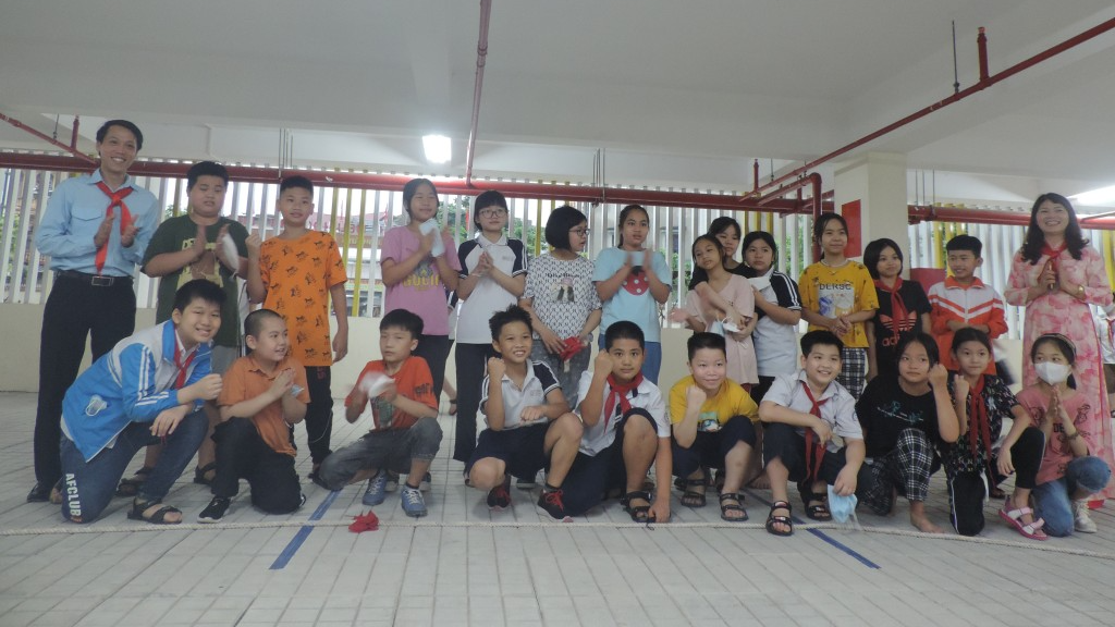 Sôi động Ngày hội “Rèn luyện đội viên” của thiếu nhi quận Hoàng Mai