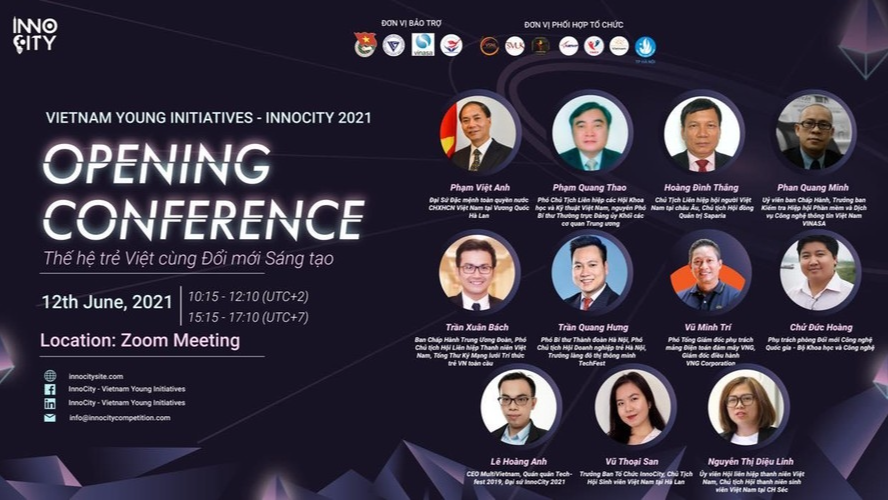 Poster giới thiệu về chương trình Innocity 2021