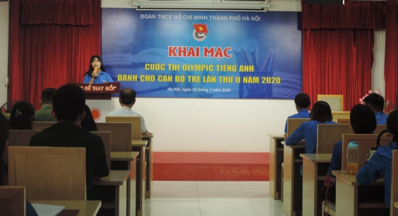 Khai mạc cuộc thi Olympic tiếng Anh dành cho cán bộ trẻ