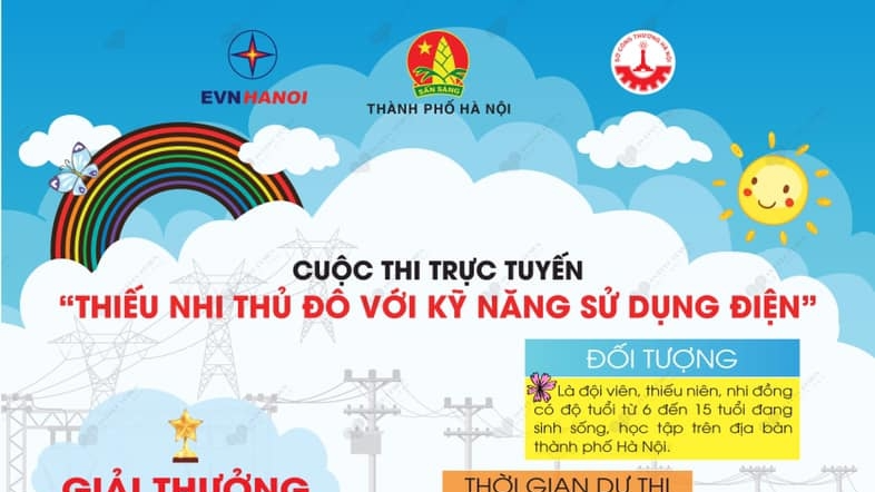 Đây là cuộc thi hấp dẫn dành cho các em thiếu nhi 