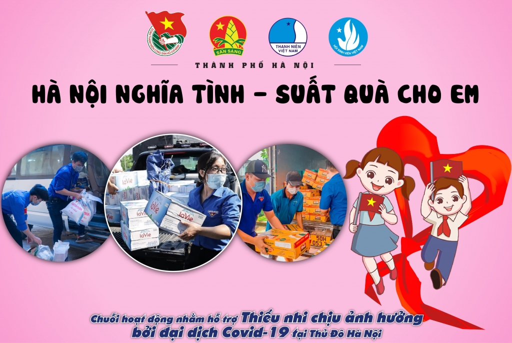 Hà Nội nghĩa tình- suất quà yêu thương gửi học trò nghèo trong mùa dịch