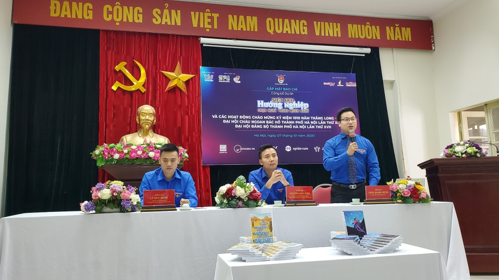 Đồng chí Trần Quang Hưng, Phó Bí thư Thành đoàn Hà Nội thông tin về các hoạt động 