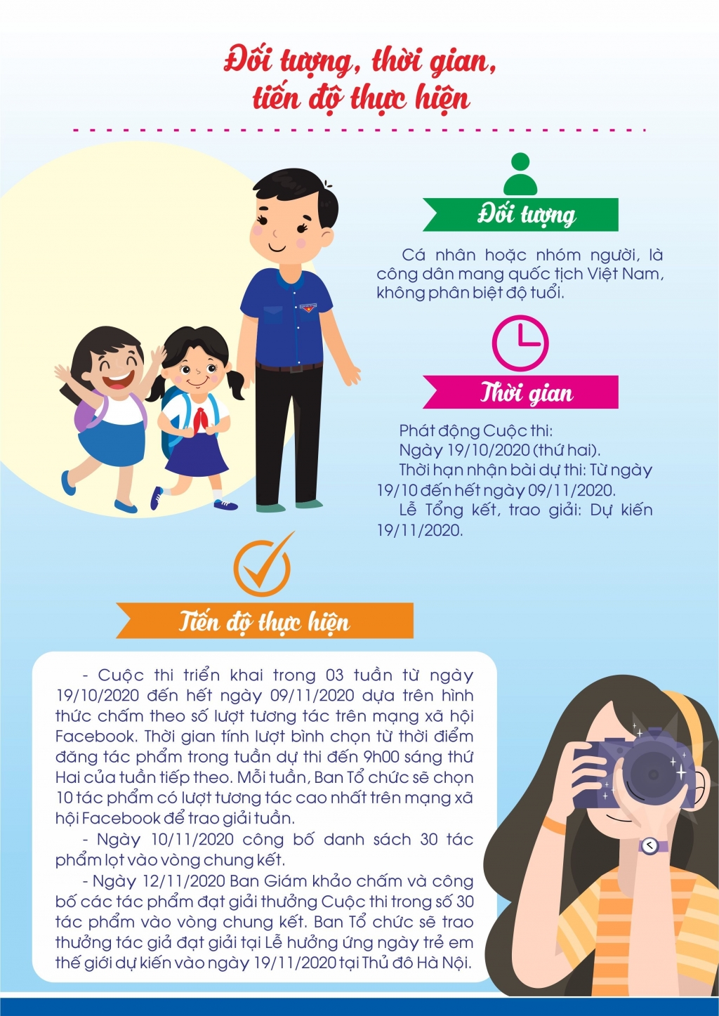 Lan tỏa hành động đẹp với cuộc thi ảnh “Việc tốt vì trẻ em”