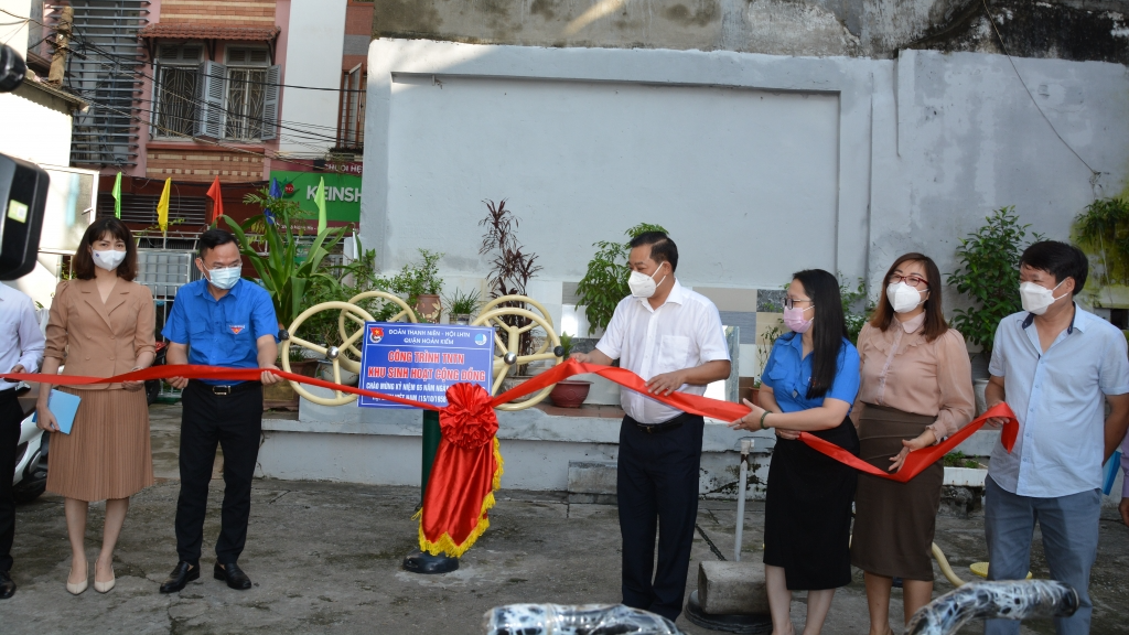 Lễ khánh thành công trình thanh niên khu sinh hoạt cộng đồng 