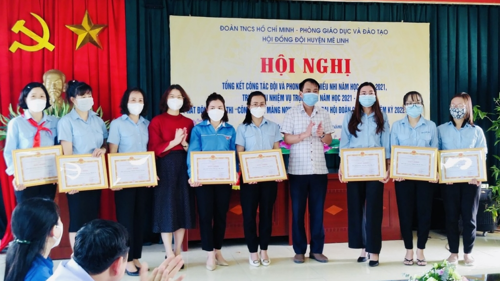 Năm học 2020-2021 công tác Đội và phong trào thiếu nhi huyện Mê Linh đạt nhiều thành tích xuất sắc