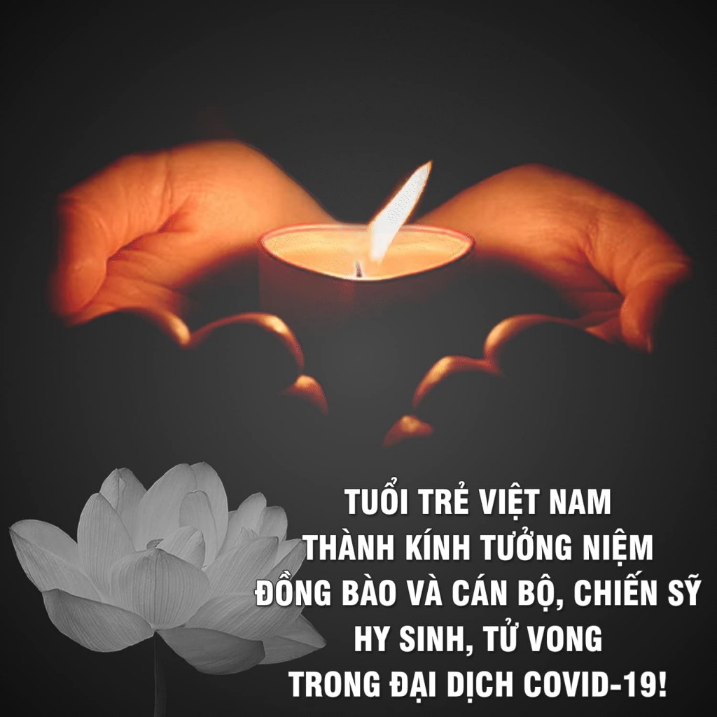 Tuổi trẻ Thủ đô đồng loạt hưởng ứng Lễ tưởng niệm đồng bào tử vong vì Covid-19