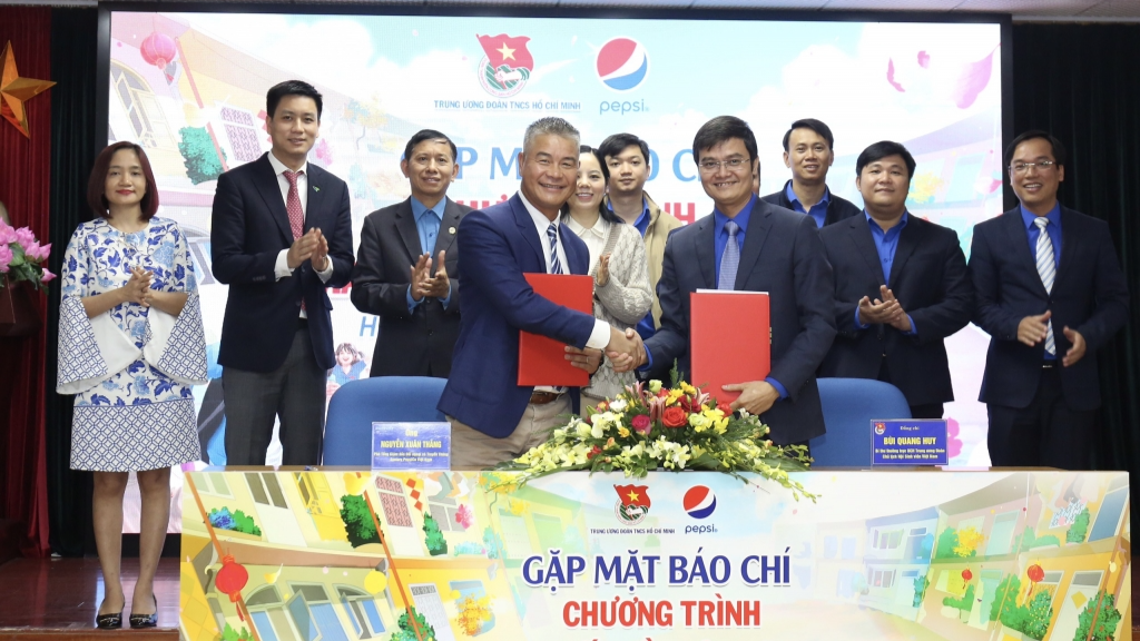 Trung ương Đoàn và Công ty TNHH Nước Giải khát Suntory PepsiCo Việt Nam