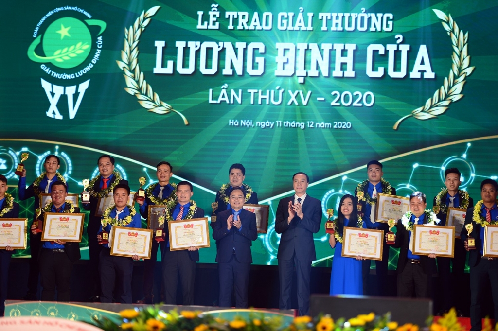 Năm 2020 56 thanh niên nông thôn được nhận Giải thưởng Lương Định Của 