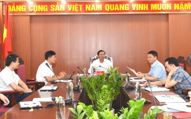 Bí thư Huyện ủy Mê Linh Nguyễn Thanh Liêm làm việc với Viettel Hà Nội về công tác chuyển đổi số trên địa bàn
