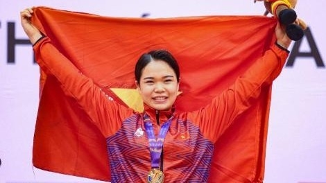 Cô gái vàng của thể thao Mê Linh xuất sắc cùng đồng đội giành 2 HCV tại SEA GAMES 31