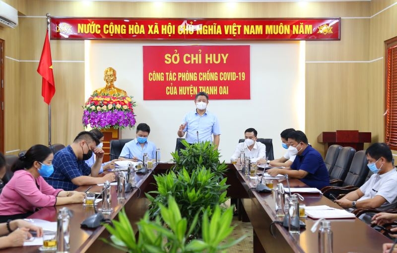 Huyện Thanh Oai thực hiện nhiều biện pháp bảo vệ người dân trước dịch bệnh Covid-19