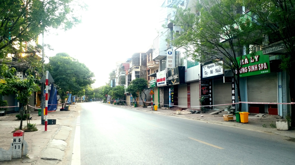Nhiều trường hợp F0 ghi nhận trong khu phong tỏa tại thị trấn Thường Tín