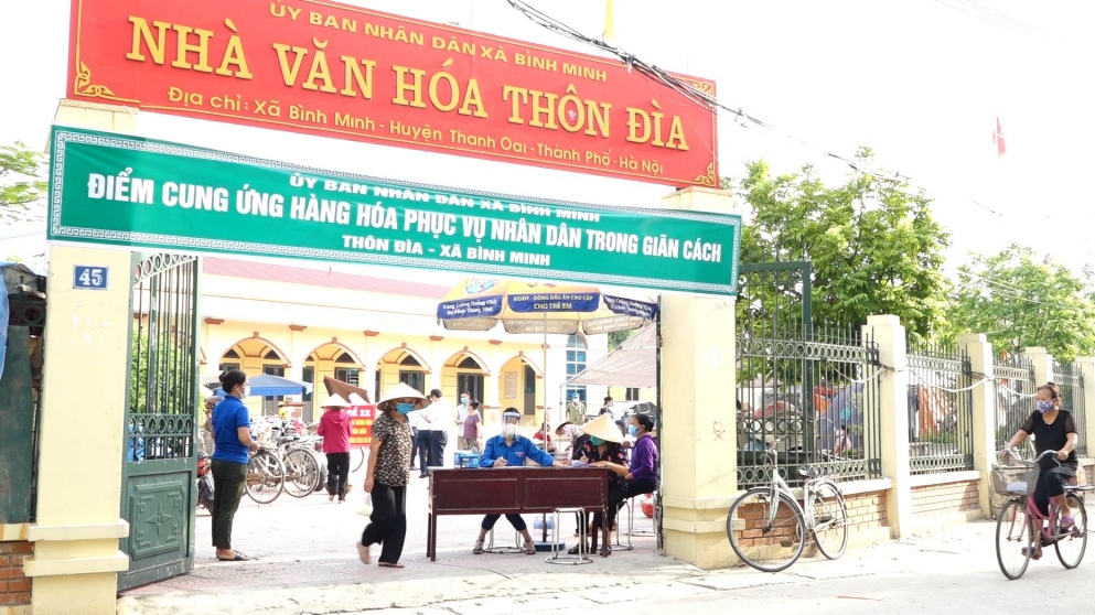 Một cách phòng, chống dịch hay tại huyện Thanh Oai