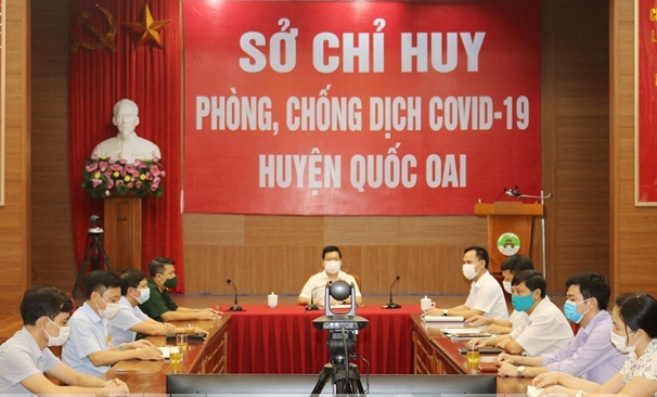 Huyện Quốc Oai tập trung mọi nguồn lực để xét nghiệm và tiêm chủng diện rộng