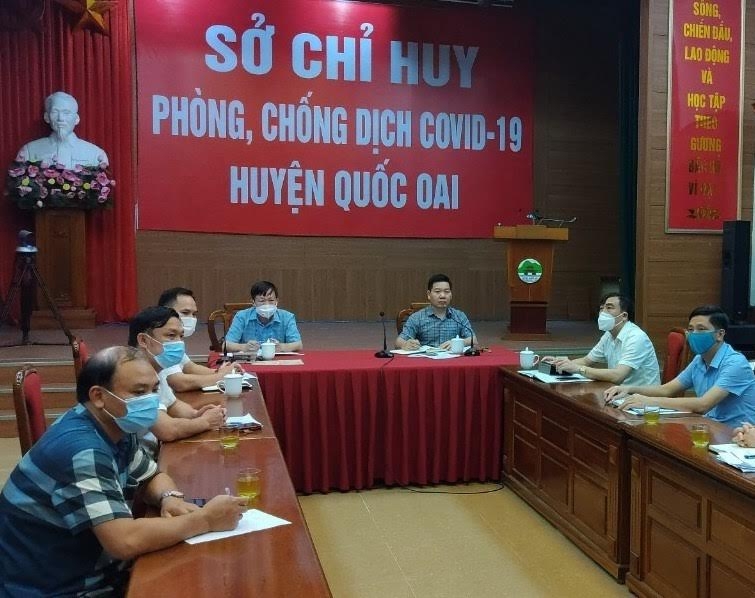 Sự vào cuộc quyết liệt của Ban chỉ đạo, Sở chỉ huy phòng chống dịch Quốc Oai đã mang lại kết quả tích cực