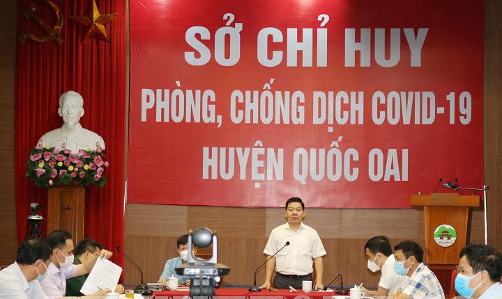 Huyện Quốc Oai quyết định dỡ toàn bộ chốt chống dịch từ chiều ngày 18/9