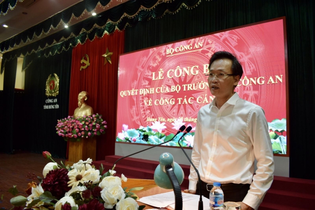 Nguyễn Hữu Nghĩa, Bí thư Tỉnh ủy Hưng Yên phát biểu tại buổi lễ