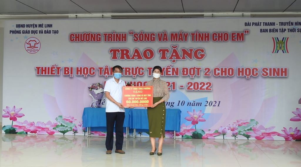 Ông Nguyễn Văn Hậu, Trưởng phòng Giáo dục và Đào tạo huyện Mê Linh