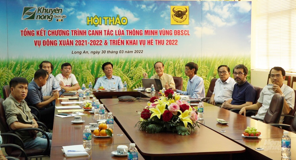 Chương trình canh tác lúa thông minh vụ Đông Xuân 2021-2022 đạt nhiều hiệu quả cao