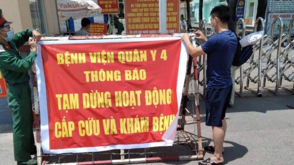 Bệnh viện Quân đoàn 4 tạm ngưng vì có ca nghi mắc Covid-19