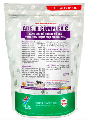 Sản phẩm ADE.B Complex C của Công ty Vietvet bị phạt do lỗi bảo quản của đại lý