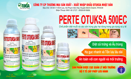 Công ty OTUKSA Nhật Bản ra mắt chế phẩm diệt muỗi thế hệ mới PERTE OTUKSA 500EC