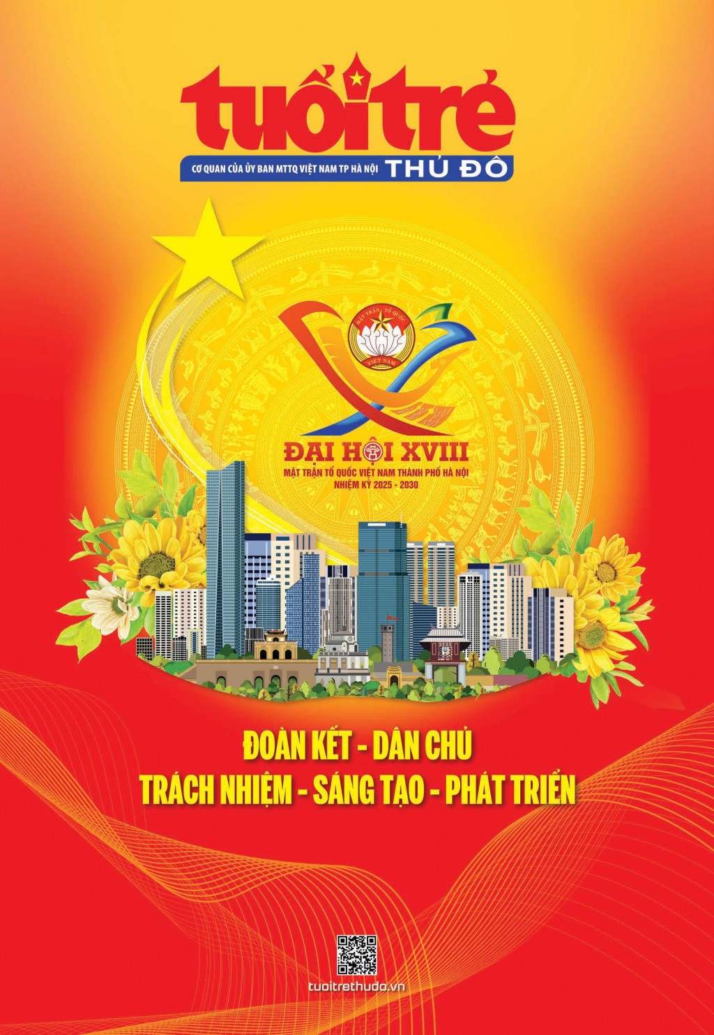 Đại hội XVIII - Mặt trận Tổ quốc Việt Nam thành phố Hà Nội, nhiệm kỳ 2025 - 2030