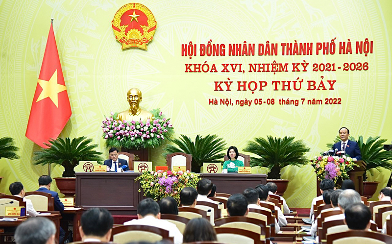 Khai mạc kỳ họp thứ bảy, HĐND thành phố Hà Nội khóa XVI