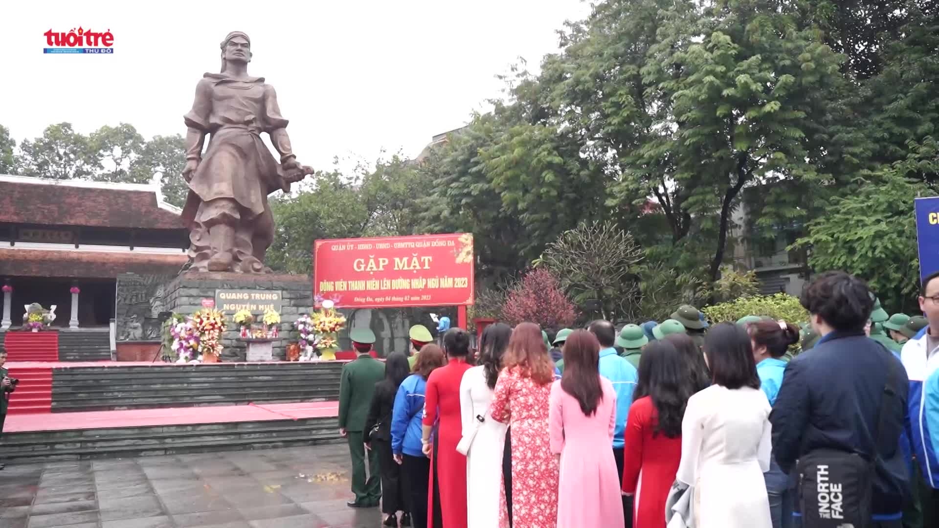 101 thanh niên quận Đống Đa sẵn sàng lên đường nhập ngũ