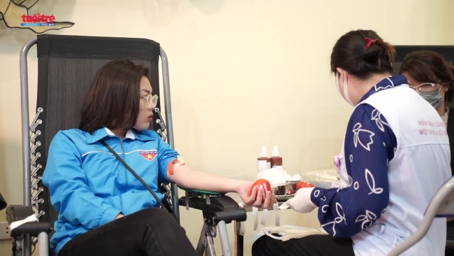 Thanh niên quận Đống Đa lan tỏa phong trào hiến máu tình nguyện