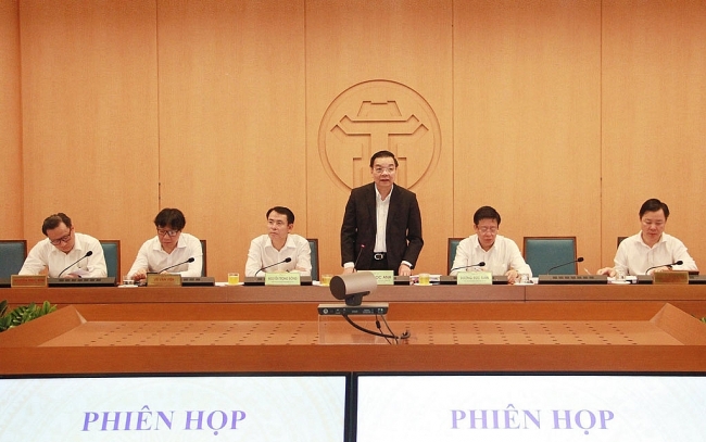 UBND TP Hà Nội đóng góp ý kiến vào dự thảo Chương trình hành động của Đảng bộ Thành phố